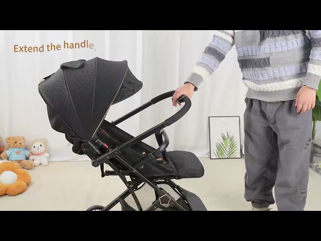 عربة اطفال Y8 خفيفة الوزن قابلة للعكس أتجاهين من م...
