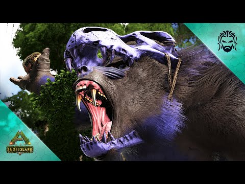 I Fought the Dinopithecus King with my Army and it Didn't Go Well! - ARK Lost Island [DLC E32]