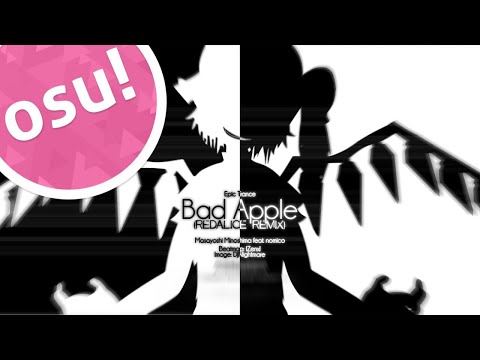 Bad Apple!! feat. nomico [Monochrome of Lunatic (4k)] A rank 93%