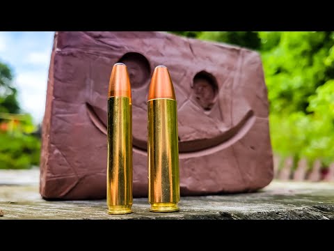 350 Legend vs 450 Bushmaster | Giant Clay Blocks!!!
