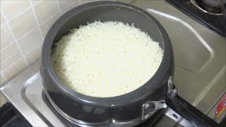 How to cook Perfect Rice In Pressure Cooker-Perfect Basmati Rice In Pressure Cooker