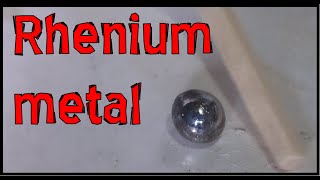 Dissolving a Super Rare Metal to make Ammonium Perrhenate