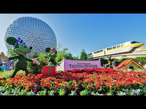 EPCOT | Entrance | Holiday BGM Loop