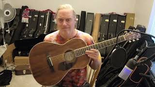 Video thumbnail for Fender Paramount PM2 Mahogany Parlour Guitar by Flowforth Instruments