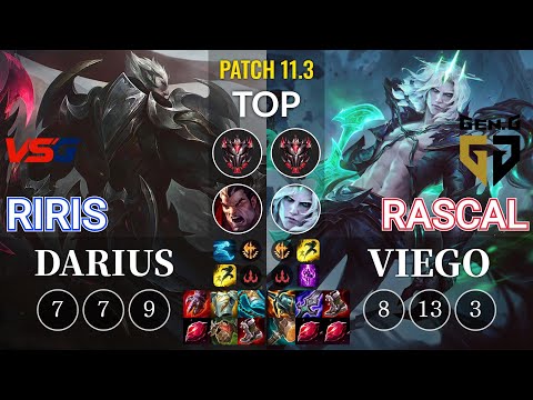 VSG Riris Darius vs GEN Rascal Viego Top - KR Patch 11.3