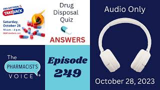 Drug Disposal Quiz Answers