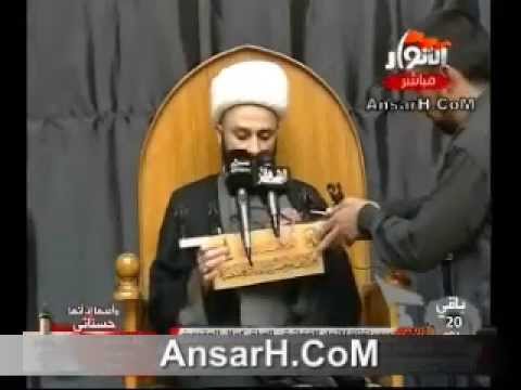 الشيخ زمان الحسناوي ليلة 1 صفر 1437 هـ النجف الاشرف