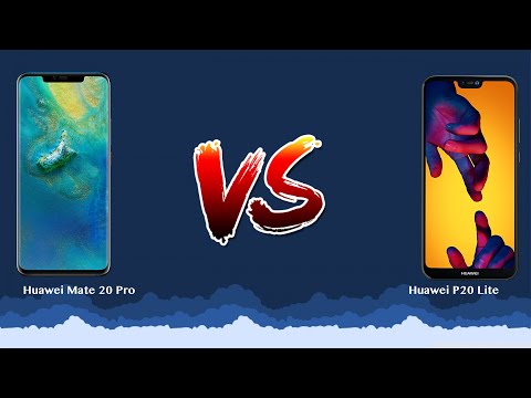 Huawei Mate 20 Pro vs Huawei P20 Lite   - Phone battle!