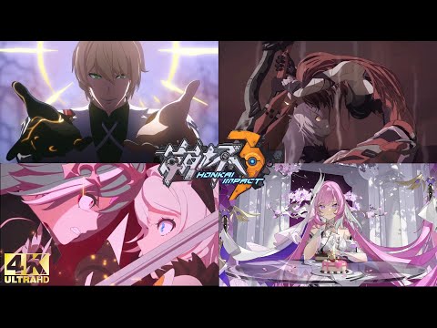[4K] Honkai Impact 3rd - Full Movie (All Cutscenes 2016-2022)