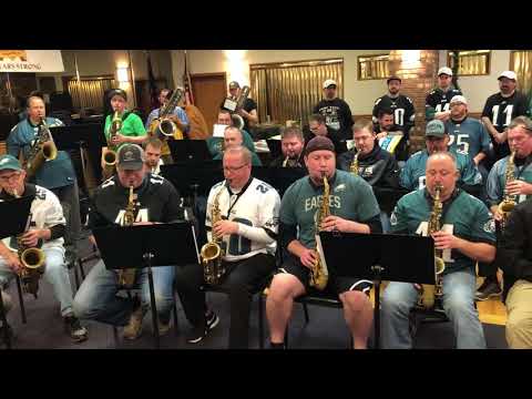 ASB “Gonna Fly Now & Eagles Fight Song” - 2017 Rehearsal