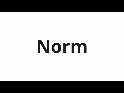 How to pronounce Norm | Норм (Norm in Russian)