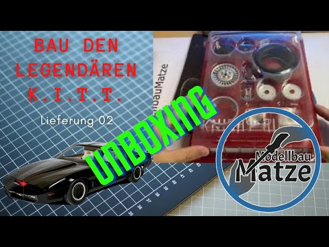 Unboxing Bau den legendären K.I.T.T. von Fanhome / DeAgostini - Lieferung 02 (Knight Rider)