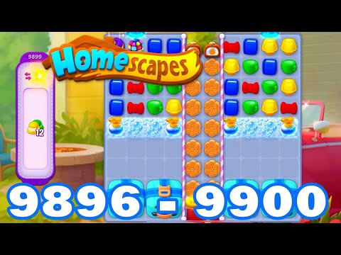 Homescapes Level 9896 - 9900HD 3 - match puzzle game | Gameplay | android | 9897 | 9898 | 9899