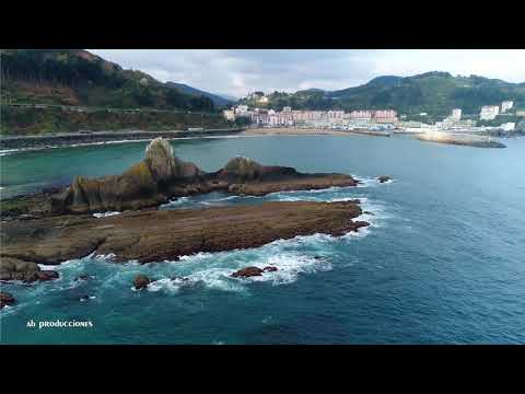 LA COSTA DE GIPUZKOA A VISTA DE DRONE (UHD 4K).