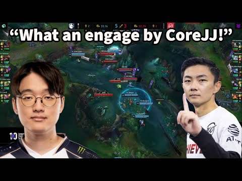 CoreJJ Makes A Crazy Engage On 100T To Win TL The Teamfight!!