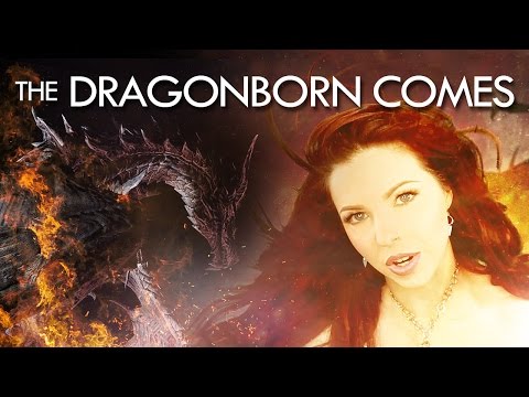 👑 SKYRIM THEME SONG: The Dragonborn Comes - by LEAH 👑
