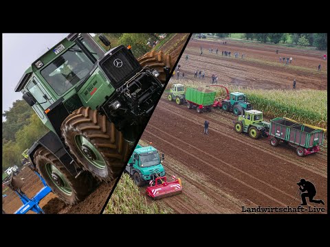 MB Trac & Unimog Feldtage Nordhorn 2018 | Maishäckseln / Bodenbearbeitung | 1800 intercooler / 1300