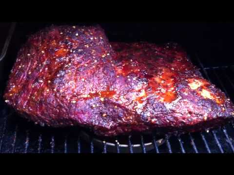 8.5lb Beef Brisket on Traeger