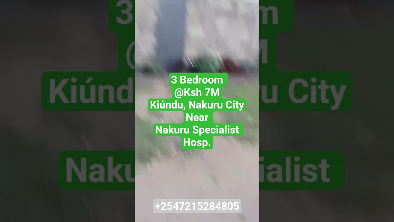 Modern 3-Bedroom Home 50x100 Plot Nakuru video thumbnail
