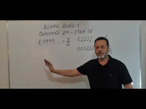 Acafe 2022-1 Item IV da questão 24