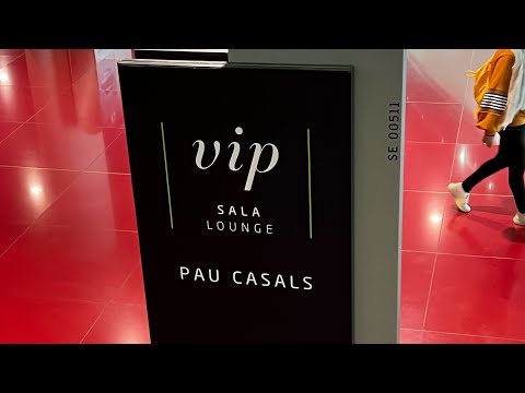 Aeroporto de Barcelona (BCN) VIP SALA Lounge Sky Center abril de 2022