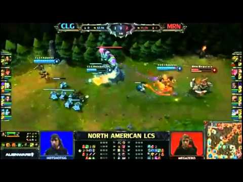 CLG Chauster Big Play With Wukong Jungler   CLG Vs MRN  LCS NA W4 2013 MUST SEE