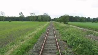 preview picture of video 'Fahrt mit der Museumseisenbahn „Küstenbahn Ostfriesland e.V. von Norden bis Dornum im Jahr 2013'