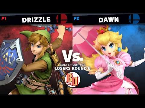 Buster Out #28 - Drizzle (Link) VS Dawn (Peach) - Losers Round 6