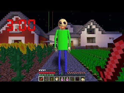 NUNCA INVOQUES A BALDI A LAS 3 AM EN MINECRAFT