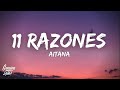 Aitana - 11 Razones (Letra)