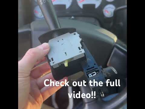How To Replace A Turn Signal Switch In A 3rd Gen Dodge Ram