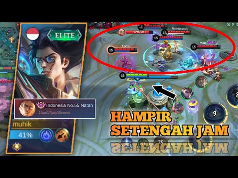 Match paling seru❗Sampai setengah jam !! | Build top 1 global natan
