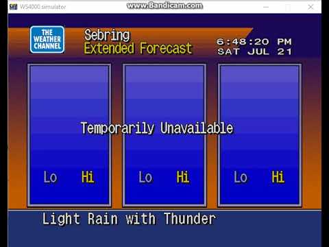 WeatherStar Data Issue