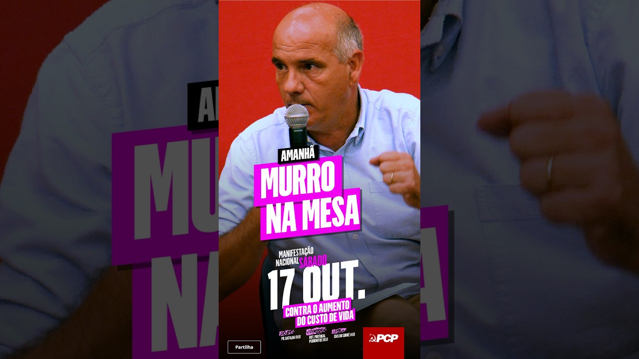 Amanhã: murro na mesa!
