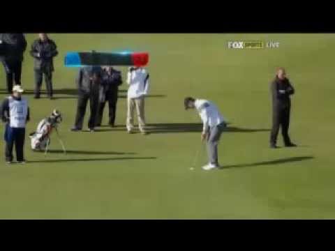 Michael Phelps Holes 153 foot PUTT at Dunhill Links