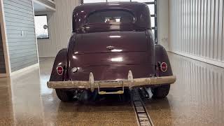 V8-Powered 1935 Chevrolet Standard Coupe Hot Rod Exhaust