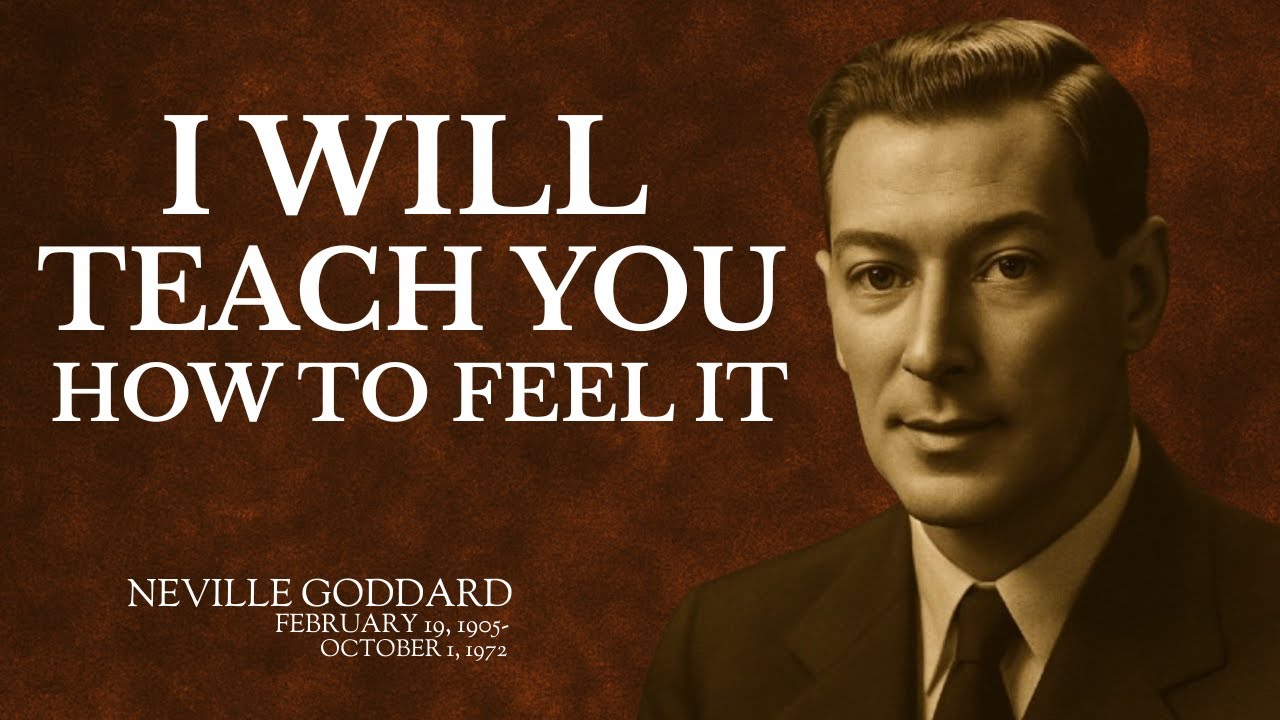🔮 I WILL TEACH YOU HOW TO FEEL IT | The Neville Goddard Method To Manifest Anything Instantly 🔮
