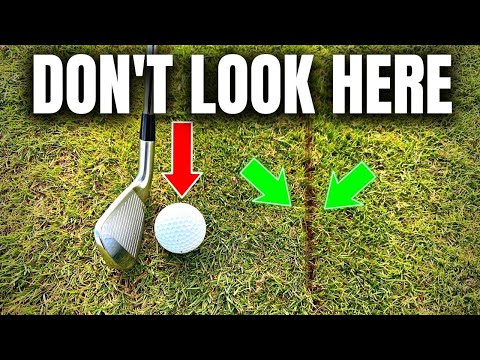 DO NOT LOOK AT THE GOLF BALL IF YOU WANT GREAT BALL STRIKING!