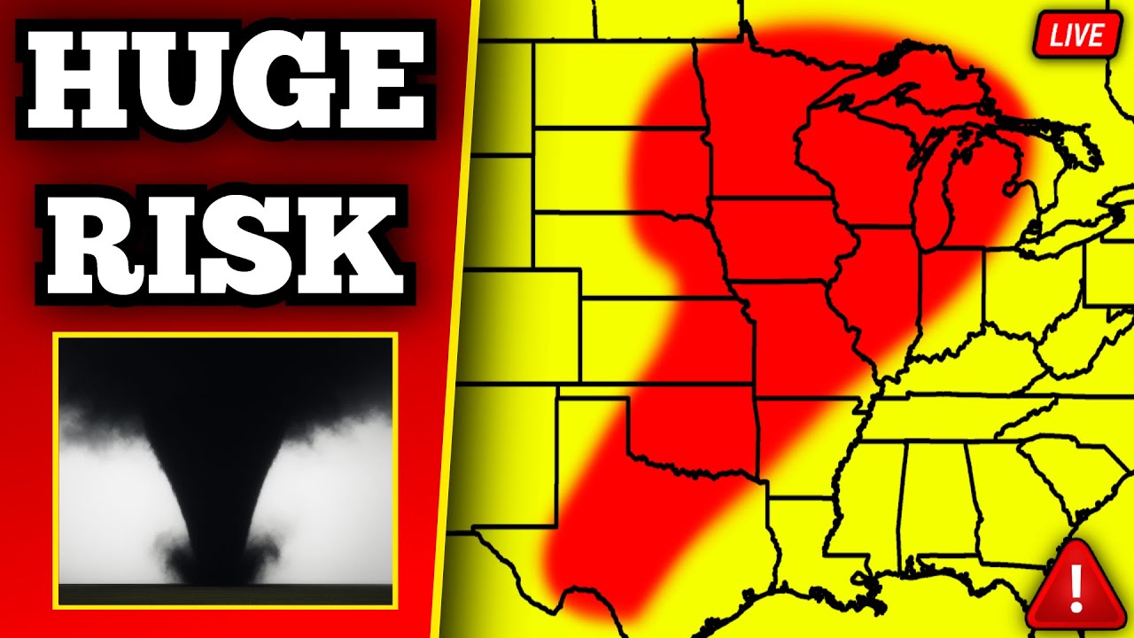 🔴 BREAKING Major Tornado Outbreak Coverage - Large Tornadoes Possible - With Live Storm Chasers