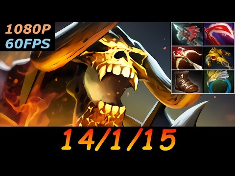 Dota 2 Clinkz Pro 14/1/15 (Kills/Deaths/Assists) Top MMR 621 GPM Ranked Full Gameplay
