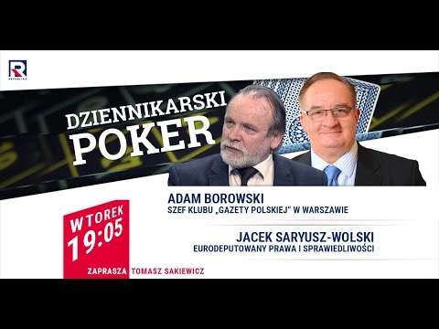 Tomasz Sakiewicz vs. Adam Borowski, Mariusz Ciarka | Dziennikarski Poker