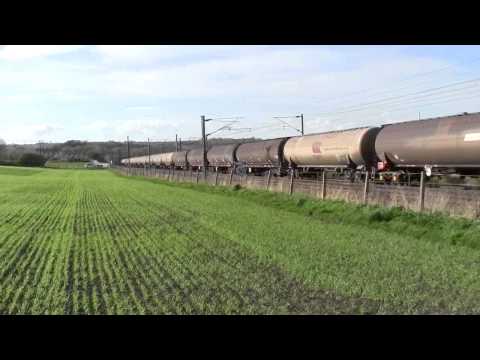 class 60 60099 oil train @ ferryhill 06/05/13