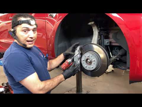2018 Tesla Model 3 High Performance front pads and rotors installation