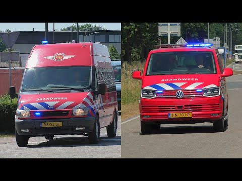 [Opkomst + Uitruk] Brandweer Oosterhout, officier van dienst & ambulances met spoed in Oosterhout!