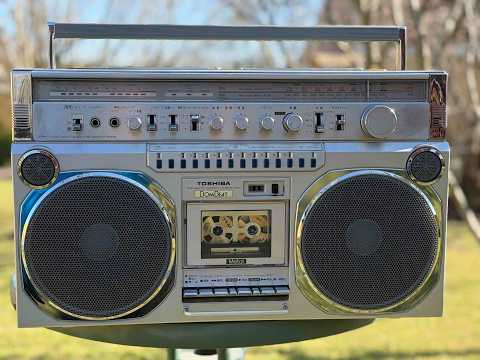 Toshiba RT-9990SM BomBeat Rare Vintage Cassette Deck Boombox Japan Warranty MINT image 25