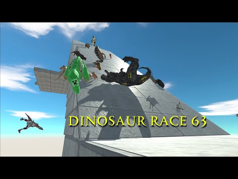 DINOSAUR RACE 63 PART 2 | all unit - Animal Revolt Battle Simulator