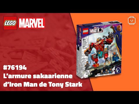 Vidéo LEGO Marvel 76194 : L’armure sakaarienne d’Iron Man de Tony Stark