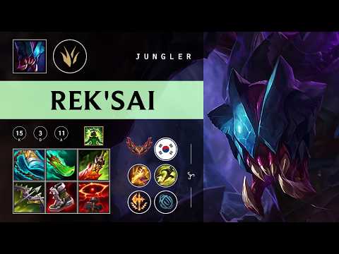 Rek'Sai Jungle vs Talon - KR Grandmaster Patch 26.03