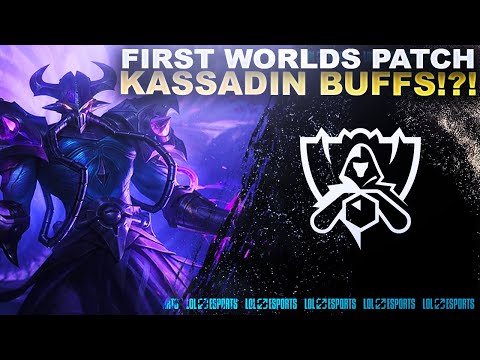 THE FIRST WORLDS PATCH IS HERE!?! KASSADIN GOT BUFFED!?! - Patch 12.17 | League of Legends