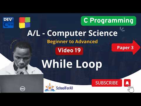 Video 19 While Loop C Programming